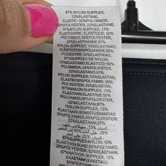 Zumba We Ar Marvelous Black‎ Capri Leggings Rainbow Side Stripe Keep Dancing SzM - Picture 5 of 6